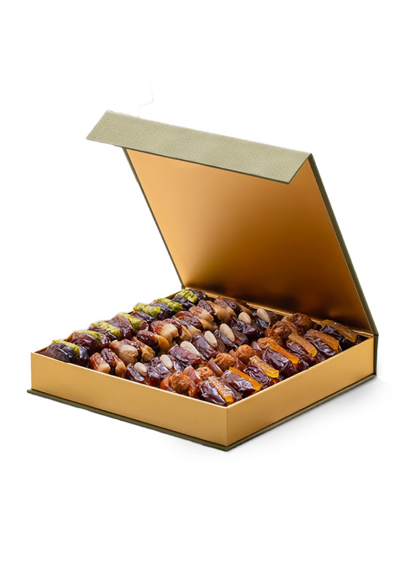 Bateel Palm Medium Gift Set Premium Filled Dates 1 Box (644g) - Image 1
