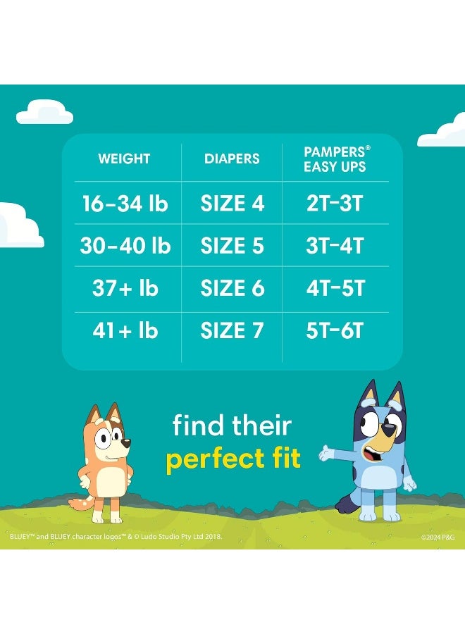 Pampers Easy Ups Training Pants Boys and Girls, Size 4 (2T-3T), 74 Count, Super Pack - Image 4