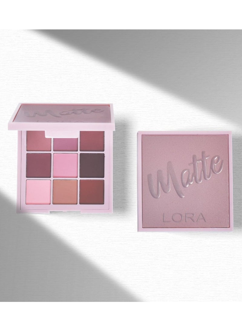 LORA Eyeshadow palette 9 colors Laura  - Image 1