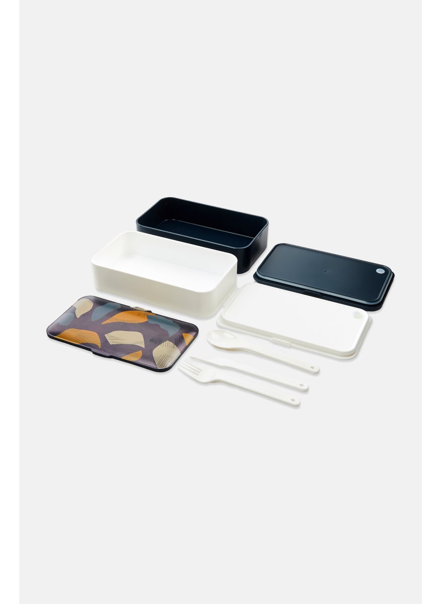 IRIS Bento Lunch Boxes, Navy  - Image 2