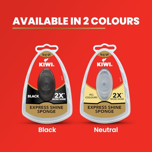 KIWI إسفنجة تلميع الأحذية السوداء المستطيلة - لمعة سريعة، 51.0 مم (ارتفاع) × 76.0 مم (طول) × 51.0 مم (عرض)، تطبيق سريع وسهل، 1 قطعة - Image 5