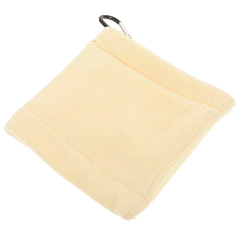 Microfiber Golf Towel With Clip Washable Club Cleaning Cloth 14x14 Inches Lightweight Accessory - Image 2