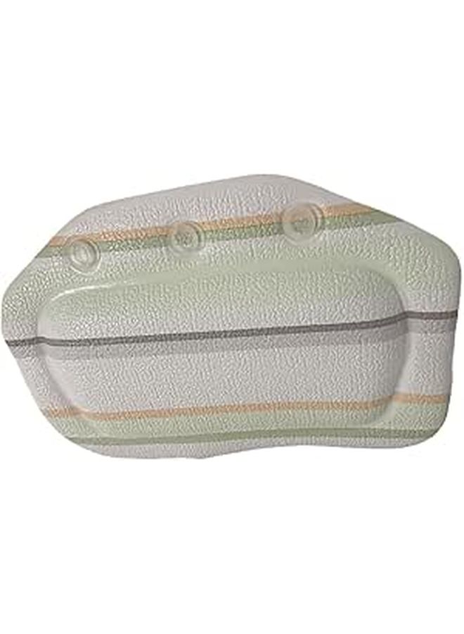 Bath Pillow with Suction Cups Neck Support Headrest Cushion for Tub Spa Relax - Image 1