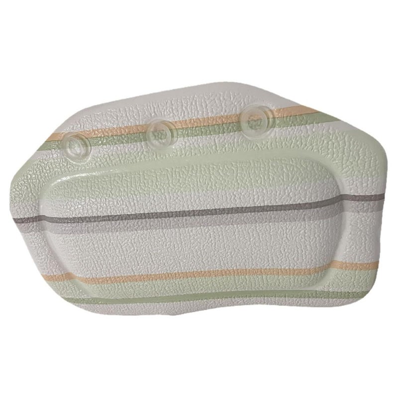 Bath Pillow with Suction Cups Neck Support Headrest Cushion for Tub Spa Relax - Image 2