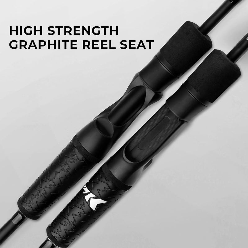 KastKing Crixus Fishing Rods, Spinning Rod 7ft -Medium Heavy - Fast-2pcs - Image 5