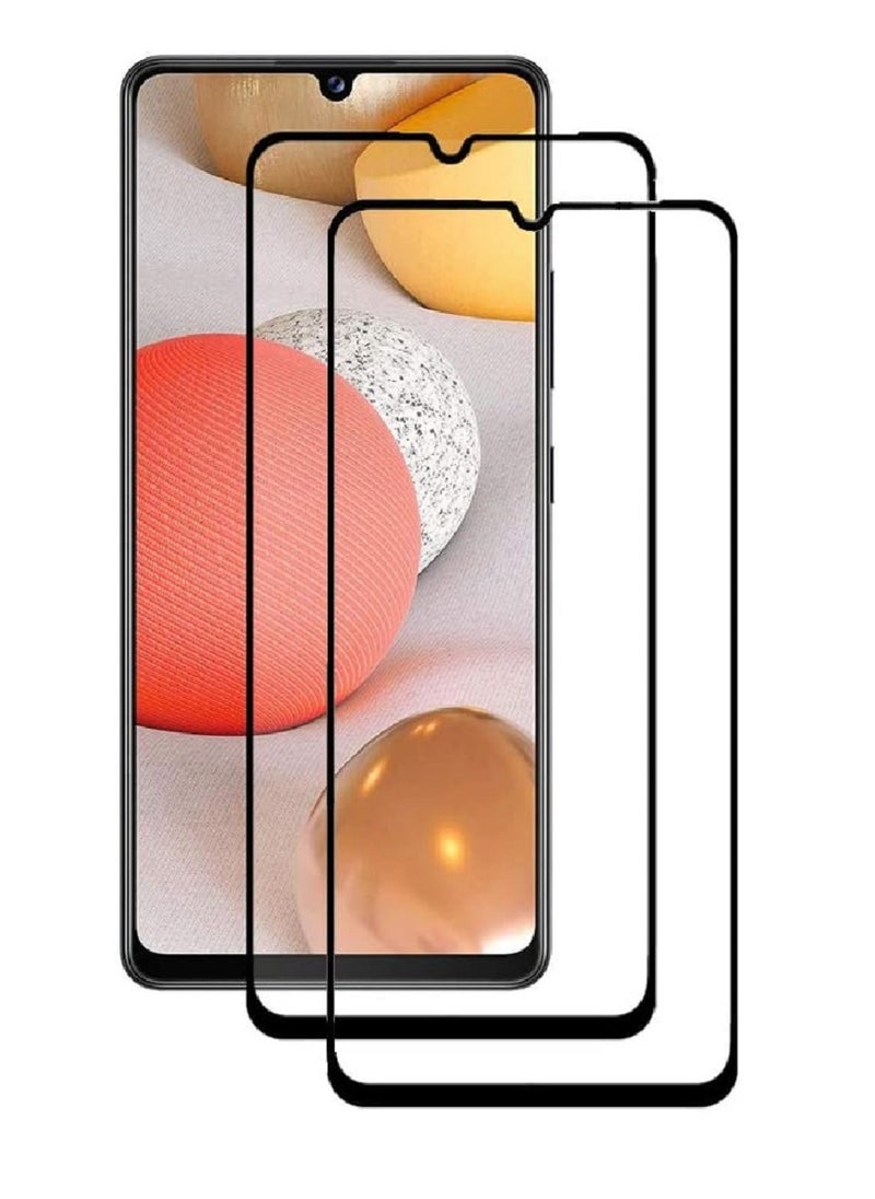 Super 2 Pieces Tempered Glass Screen Protector 5D Designed For Samsung Galaxy A42 Full Glue Edge to Edge Full Screen Coverage And Bubble Free - Image 1