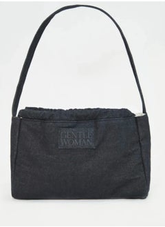 GENTLE WOMAN Gentle Woman Dumpling bag Denim drawstring shoulder bag  - Image 3