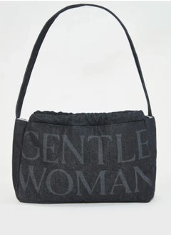 GENTLE WOMAN Gentle Woman Dumpling bag Denim drawstring shoulder bag  - Image 2