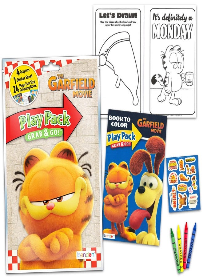 Garfield Activity Set - Mess-Free Imagine Ink Coloring Book Plus Play Pack with Coloring Pages, Stickers, More for Kids Ages 4-8 - Image 3