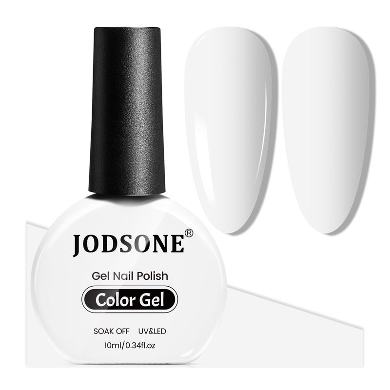 JODSONE 10ml White Gel Nail Polish White gel polish Soak Off Led Gel Polish Nail Art Manicure Salon Diy Need U V Lamp - Image 1