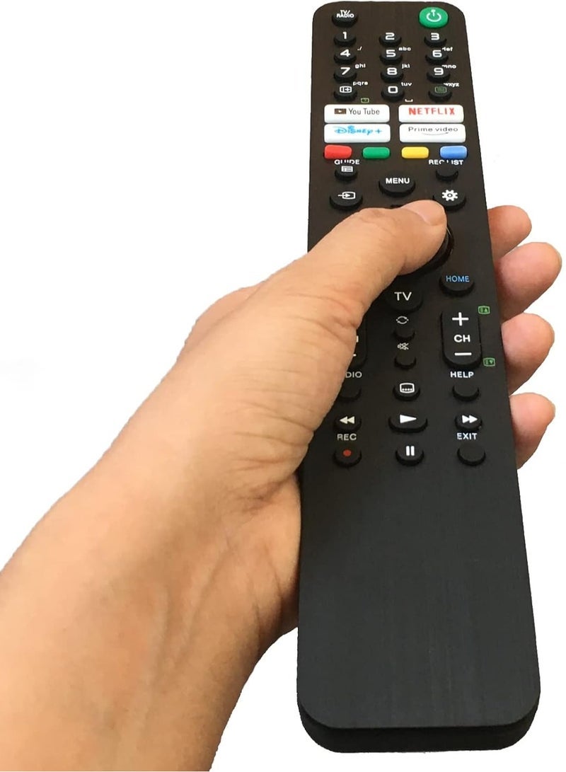 بوبزا: جهاز تحكم عن بعد بديل متوافق مع RMF-TX520U MG3-TX520U لتلفزيون سوني برافيا KD-50X85J، KD-55X79J، KD-55X80J، KD-55X85J، KD-65X85J، KD-75X85J، KD-85X85J، XR55A80J، XR55A84J (بدون صوت) مع بطارية - Image 2