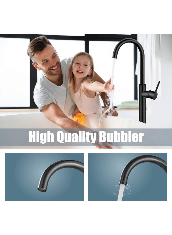 Aolemi Oil Rubbed Bronze Freestanding Tub Filler Floor Mounted Single Handle Bathtub Faucet Single Lever Brass Mixer Tap - Image 5