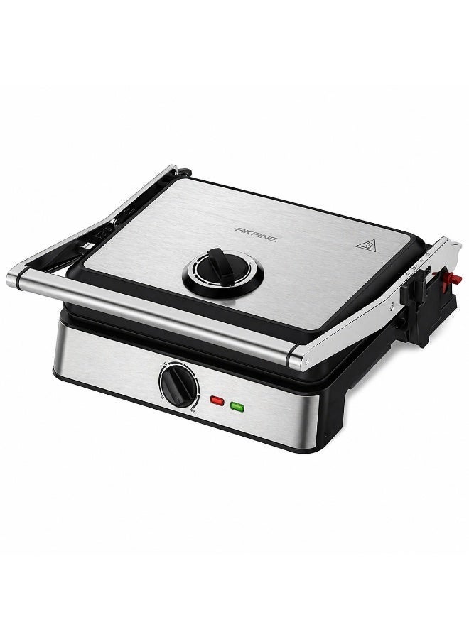 AKANE Steak Machine Electric Grill 2200W Non-Stick Double-Sided Heating 180° Opening Adjustable Temperature A.561 - Image 1