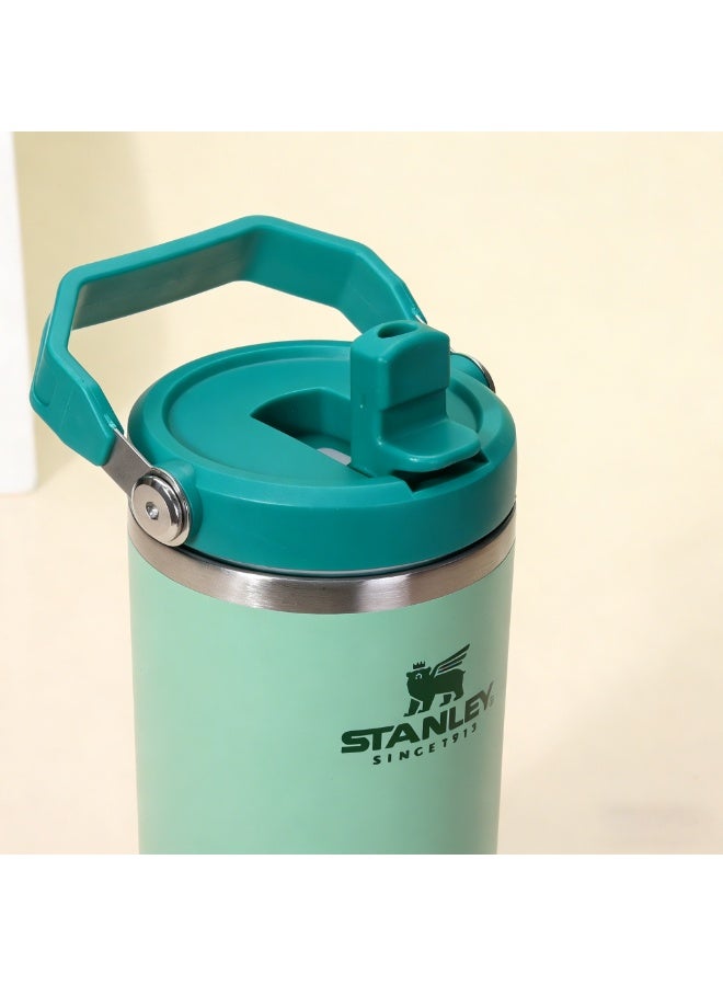 ستانلي كوب ستانلي كلاسيك آيس فلو فليب سترو سعة 30 أونصة، أخضر - Image 2