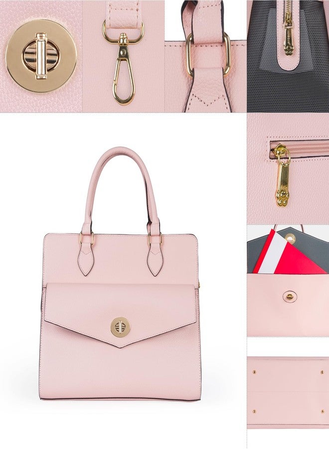 Minsong Stylish Pet Carrier Purse Leather Bag for Small Dogs Cats Puppy,Airline Approved Soft-Sided Carriers (Pink) - Image 5