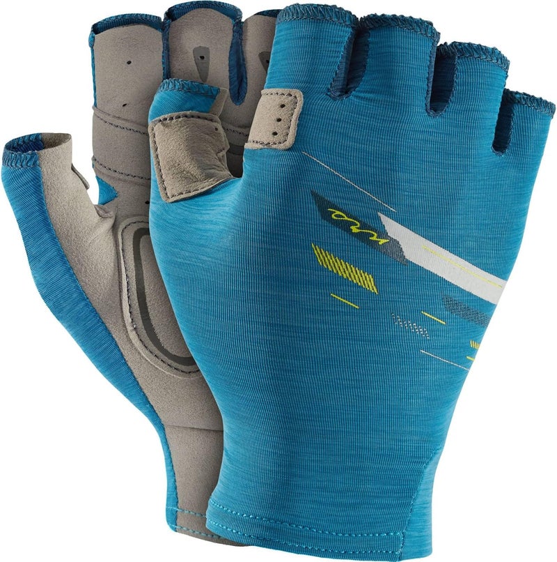 NRS Women's Half-Finger Boater's Gloves-Fjord-L - Image 1