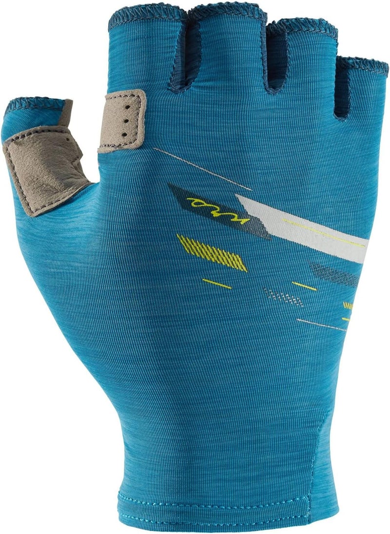 NRS Women's Half-Finger Boater's Gloves-Fjord-L - Image 2