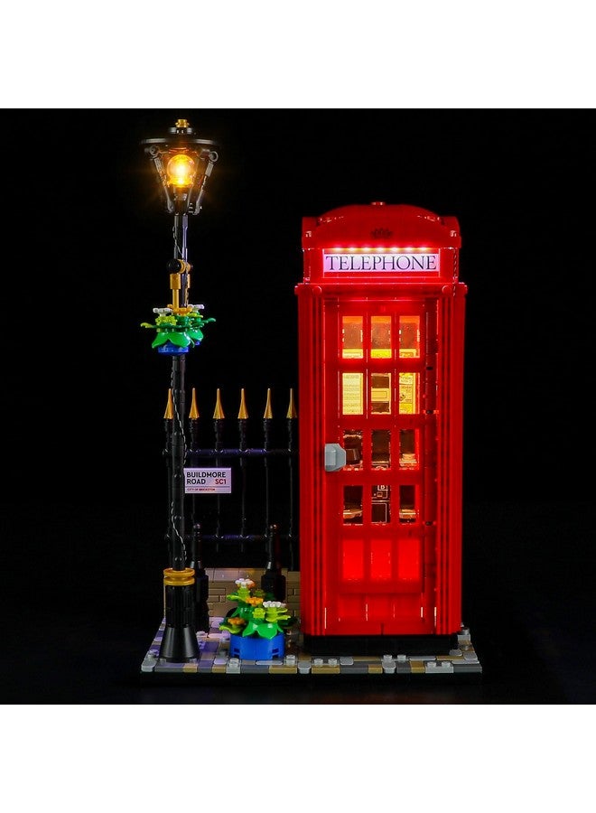 BRIKSMAX Light Kit For Lego-21347 Red London Telephone Box - Compatible With Lego Ideas Building Set- Not Include Lego Set - Image 1