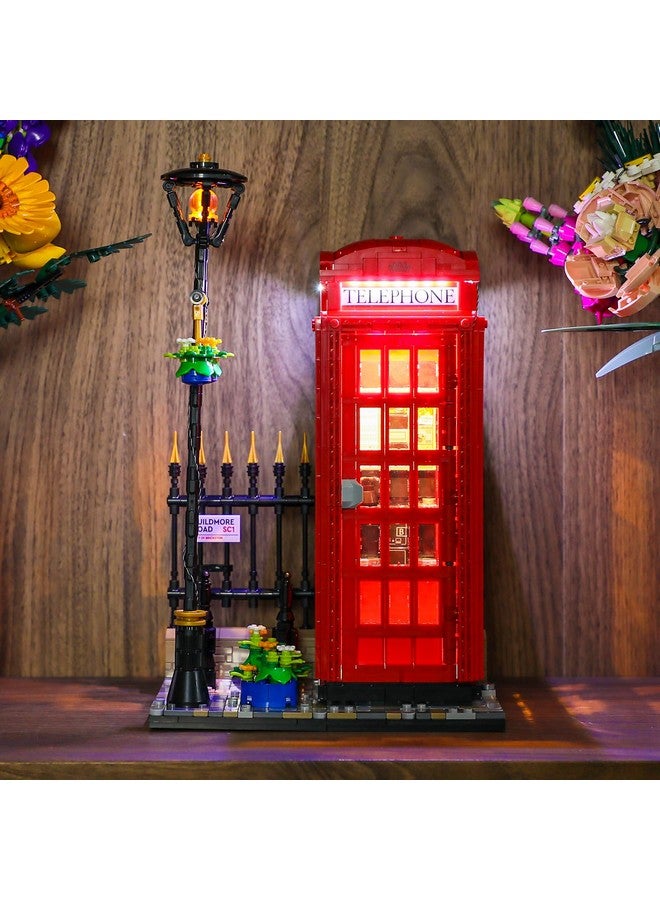 BRIKSMAX Light Kit For Lego-21347 Red London Telephone Box - Compatible With Lego Ideas Building Set- Not Include Lego Set - Image 2
