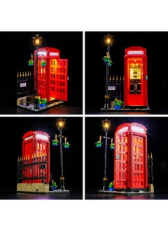 BRIKSMAX Light Kit For Lego-21347 Red London Telephone Box - Compatible With Lego Ideas Building Set- Not Include Lego Set  - Image 4