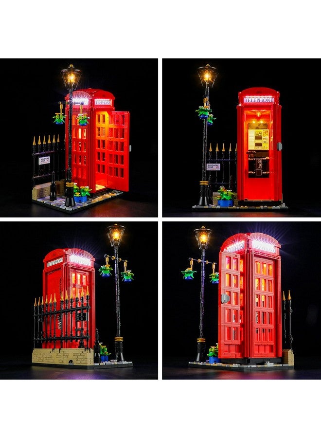BRIKSMAX Light Kit For Lego-21347 Red London Telephone Box - Compatible With Lego Ideas Building Set- Not Include Lego Set - Image 4