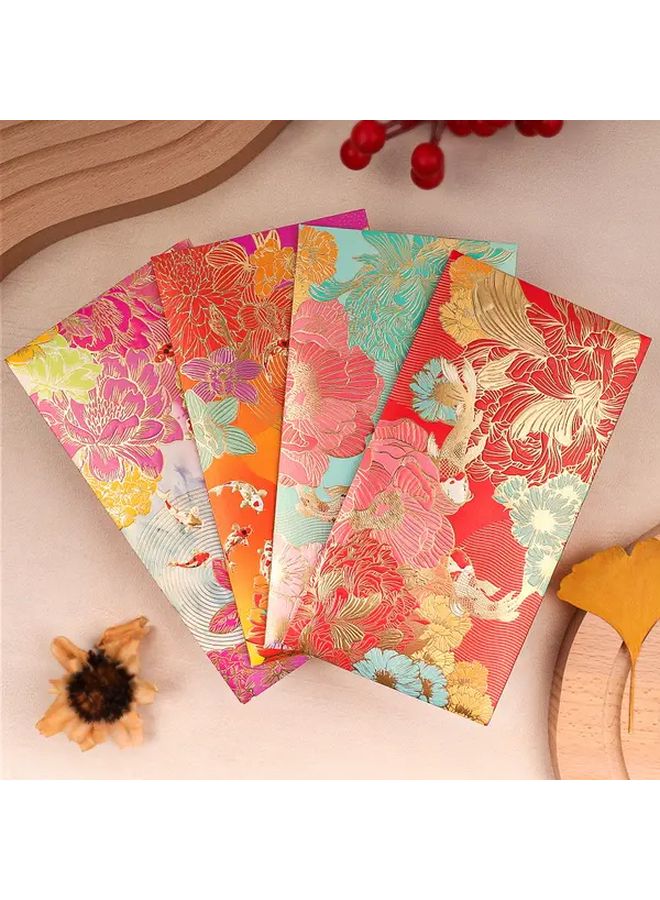 18 Pcs Chinese New Year Red Envelope Random Colors Lucky Money Bags Hong Bao - Image 2