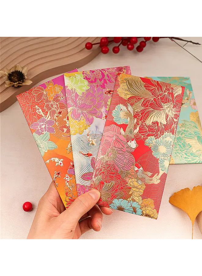 18 Pcs Chinese New Year Red Envelope Random Colors Lucky Money Bags Hong Bao - Image 3