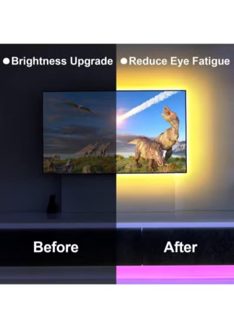 سلسلة أضواء LED RGB بطول 5 أمتار لإضاءة شجرة الكريسماس وإضاءة رأس السنة الجديدة - Image 5