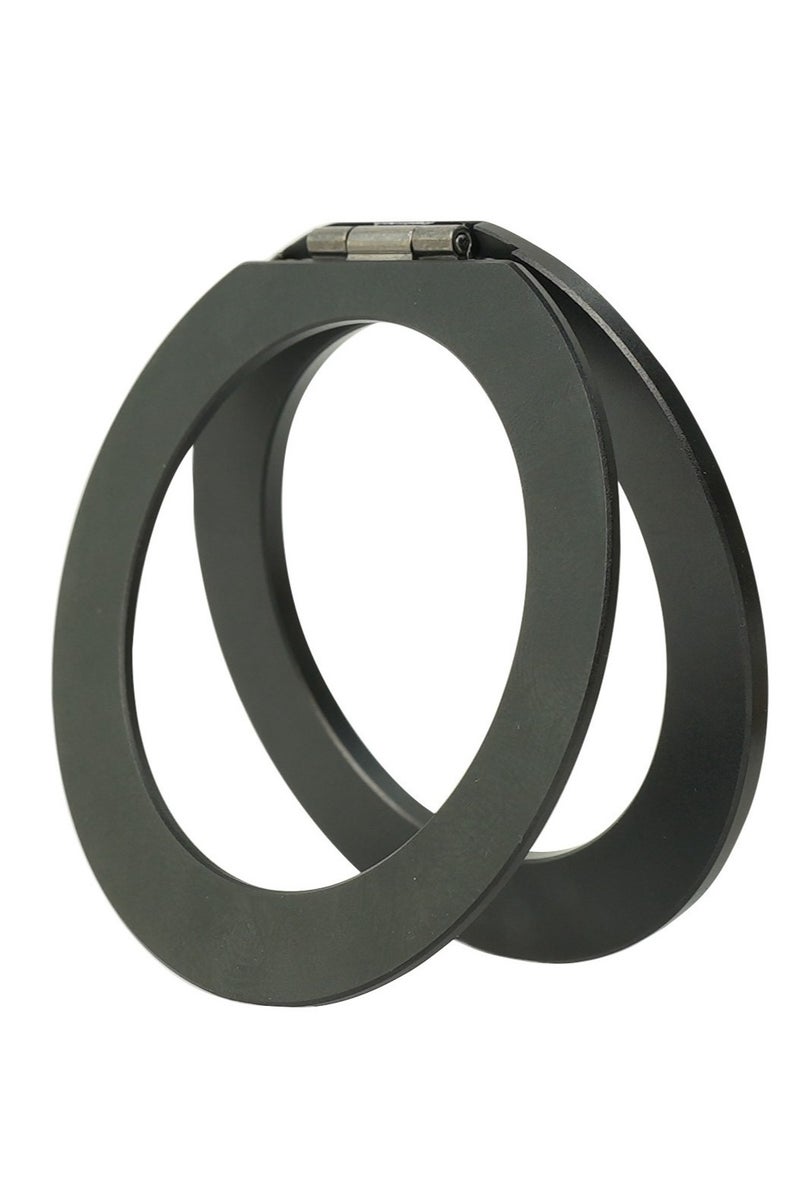 AZTECH Magsafe Ring, Magnetic Phone Grip, Innovative 2 Way Stand Metal Cell Phone Ring Holder Shakeproof Ultra Stable Magnetic Kickstand for Desk Fit for All Phones Directly Snap On iPhone 16/15/14/13