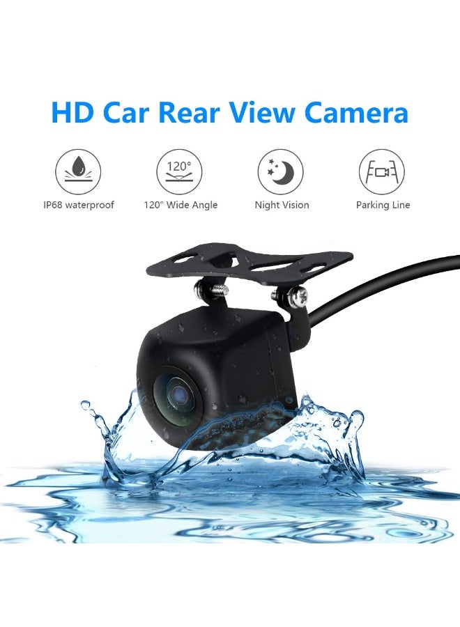 SANMUGEED Car Backup Camera Color HD 720P Reversing Camera with Great Night Vision IP68 Waterproof, Rearview Camera Wide Viewing Angle Lens for Cars Trucks Vans - Image 2