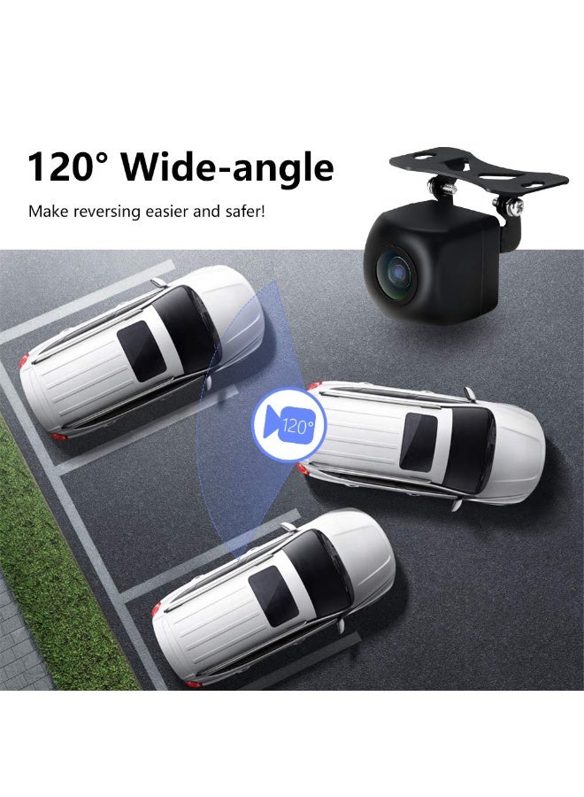 SANMUGEED Car Backup Camera Color HD 720P Reversing Camera with Great Night Vision IP68 Waterproof, Rearview Camera Wide Viewing Angle Lens for Cars Trucks Vans - Image 4