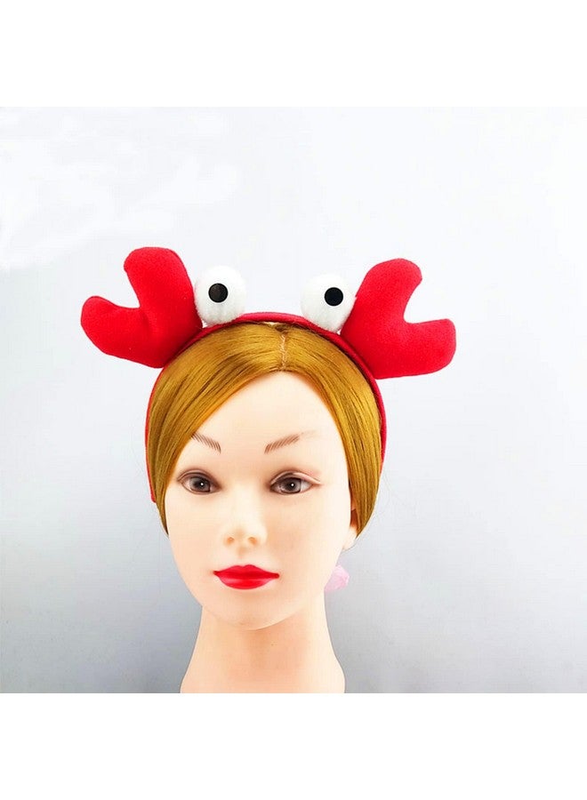 سوتشات عصابة رأس على شكل سرطان البحر من سوتشات، عصابة رأس على شكل جراد البحر، مخالب جراد البحر، طوق شعر لحفلات الهالوين، إكسسوارات شعر، دعامات تصوير - Image 3