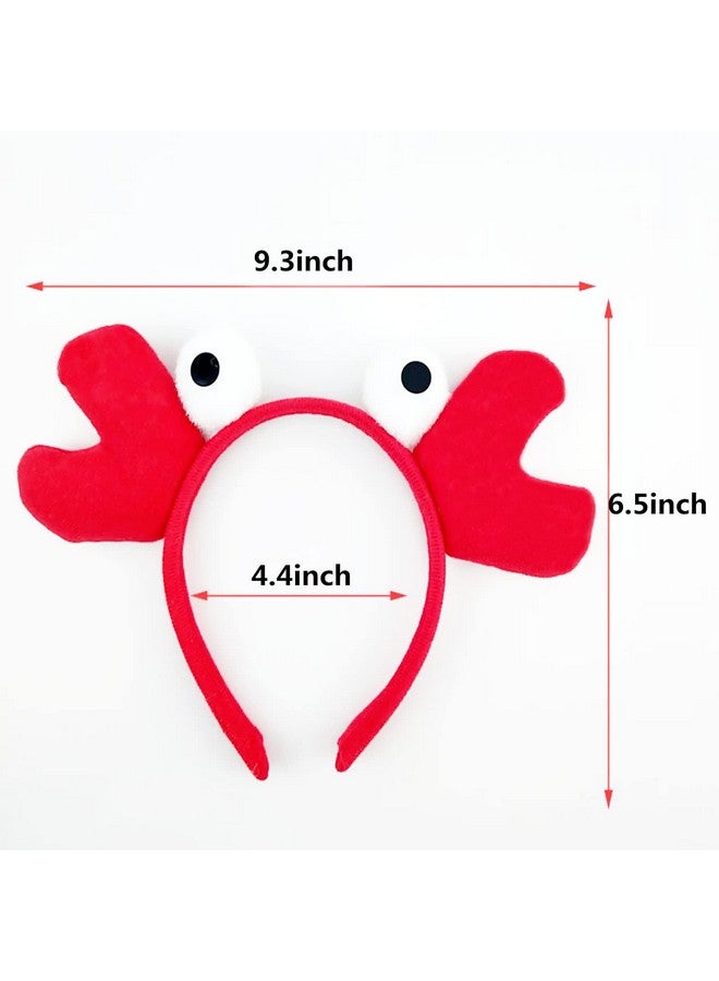 سوتشات عصابة رأس على شكل سرطان البحر من سوتشات، عصابة رأس على شكل جراد البحر، مخالب جراد البحر، طوق شعر لحفلات الهالوين، إكسسوارات شعر، دعامات تصوير - Image 2