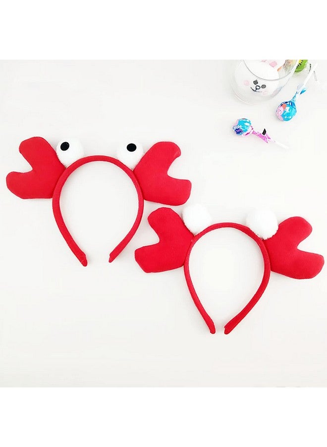 سوتشات عصابة رأس على شكل سرطان البحر من سوتشات، عصابة رأس على شكل جراد البحر، مخالب جراد البحر، طوق شعر لحفلات الهالوين، إكسسوارات شعر، دعامات تصوير - Image 4