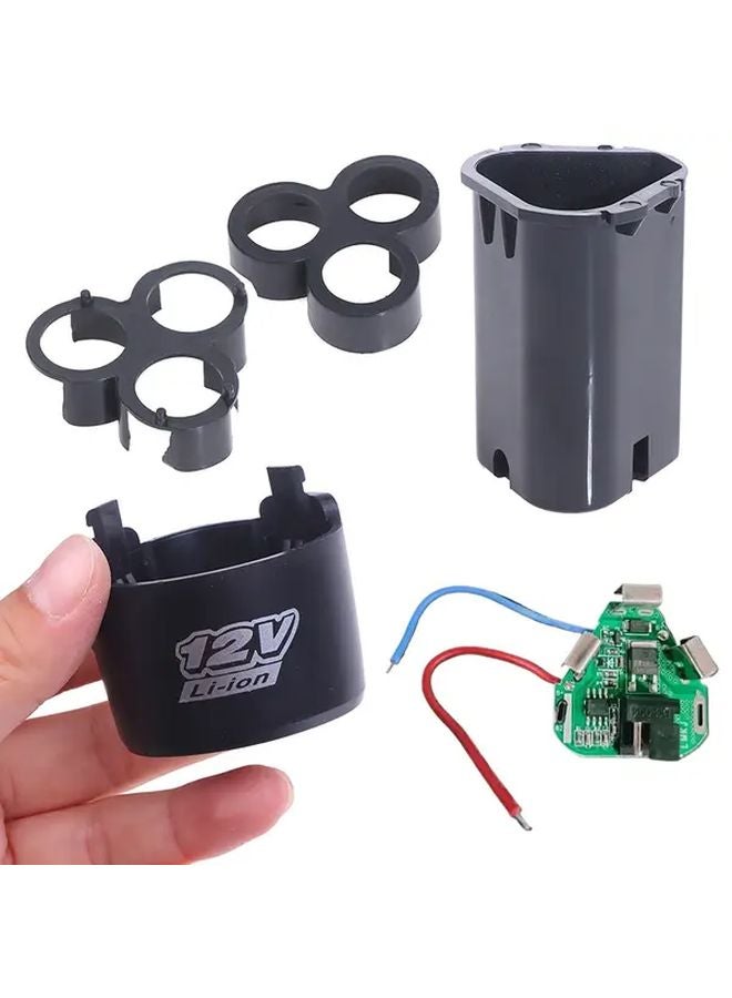 1 Set 12V Li Ion Battery Protection Board 18650 Lithium Case Plastic Shell Bracket - Image 5