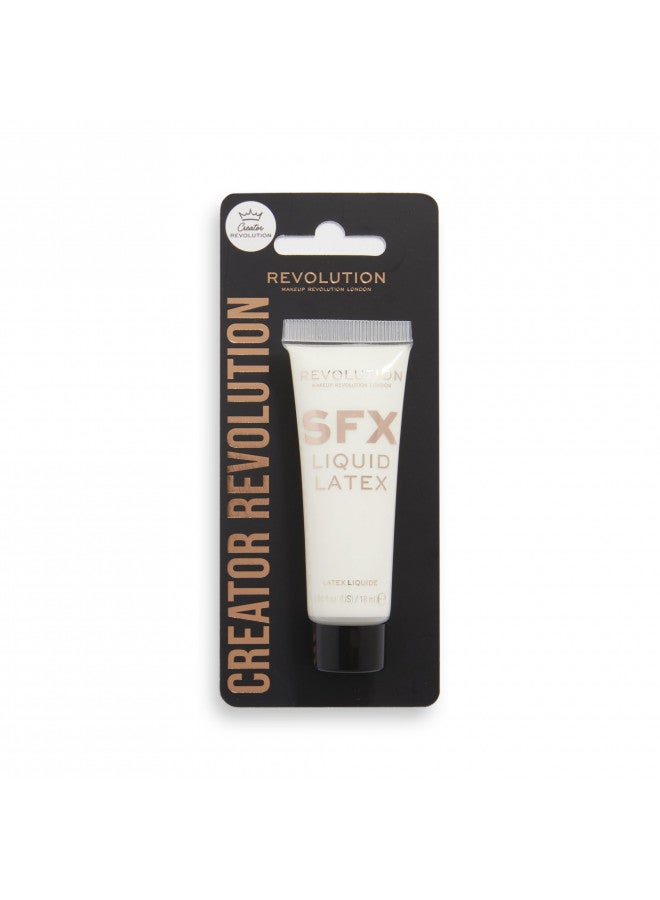 Makeup Revolution Revolution Beauty Creator SFX Liquid Latex, Special Effects Halloween Face & Body Costume Makeup, Vegan & Cruelty-Free - Image 2