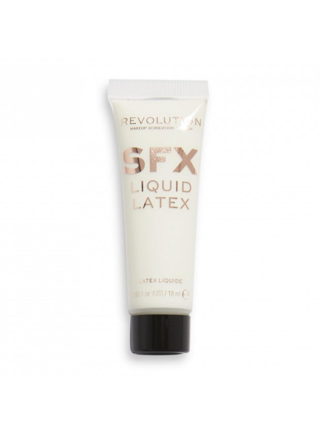 Makeup Revolution Revolution Beauty Creator SFX Liquid Latex, Special Effects Halloween Face & Body Costume Makeup, Vegan & Cruelty-Free - Image 1
