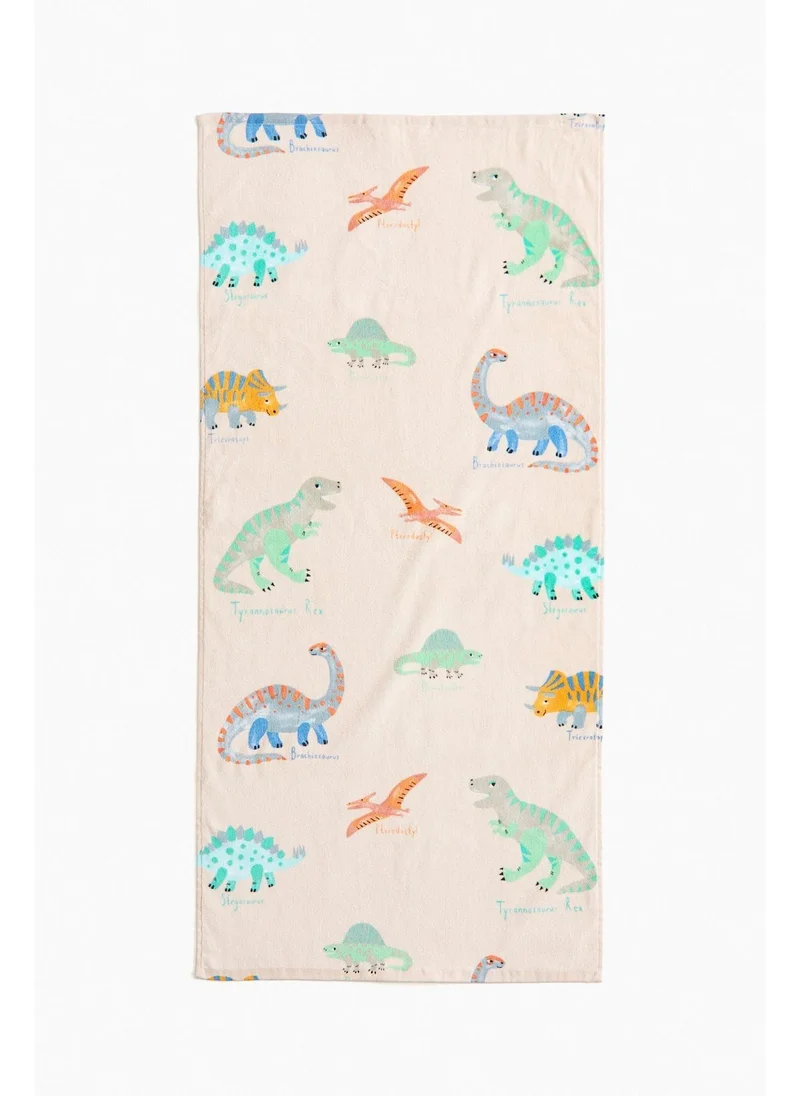 H&M Patterned bath towel