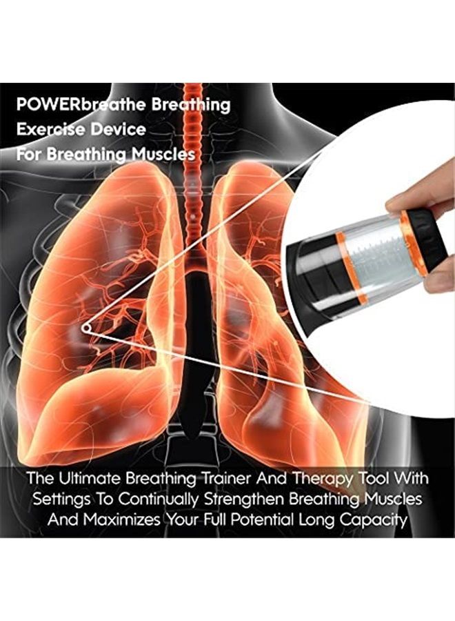 POWERbreathe مدرب عضلات التنفس بمقاومة متوسطة زائد - Image 4