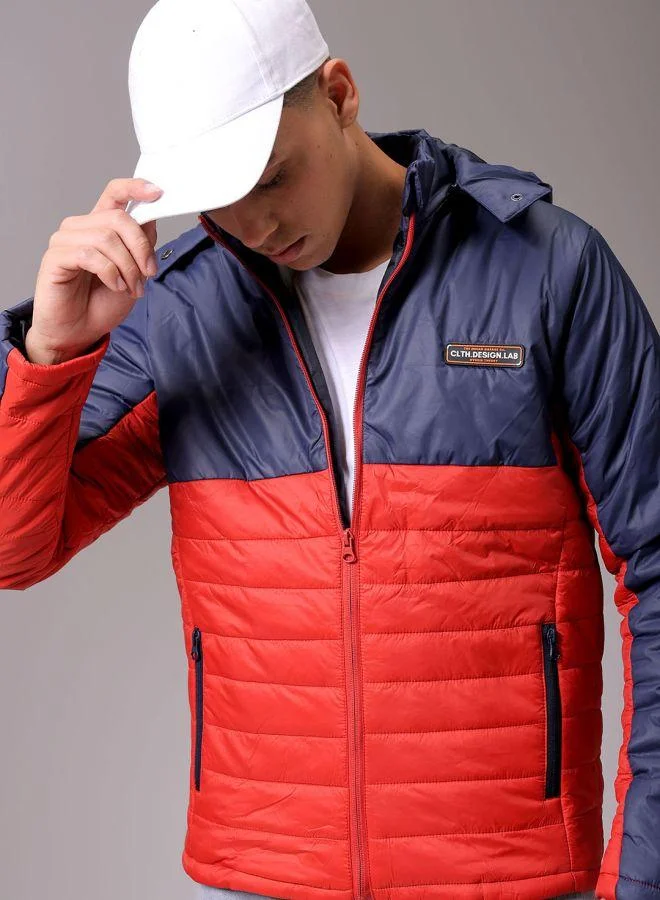 The Indian Garage Co Men Slim Fit Mix & Match Puffer Jackets