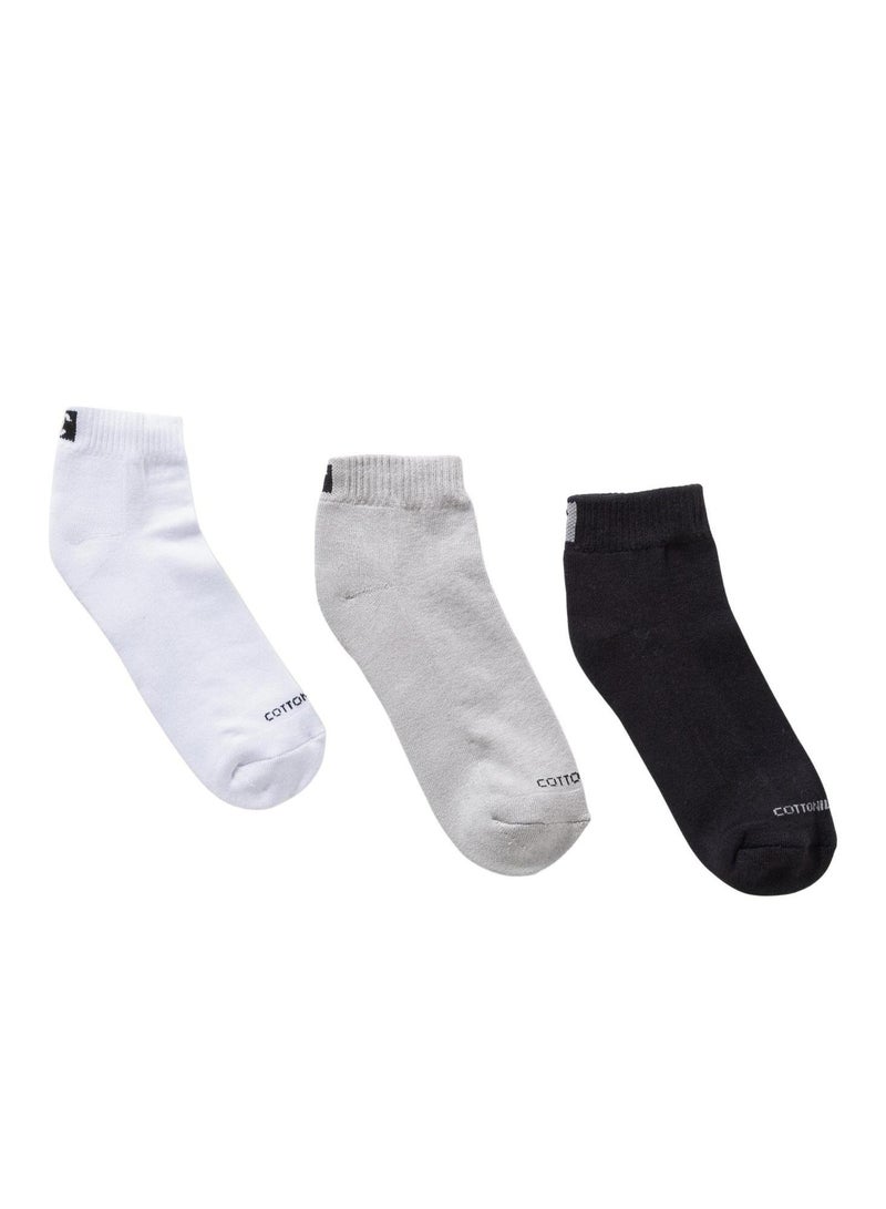 Cottonil Pack Of 6 Cotton Half Towel Socket Socks Code 45 - Image 3