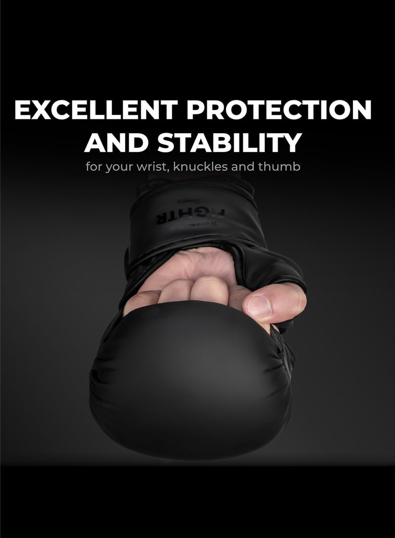 FIGHTR Pro MMA Sparring Gloves For Grappling Sparring Training, Kickboxing Martial Arts Muay Thai Punching Bag Mitt Training Boxing For Men And Women | Incl. Carrying Bag - Image 3