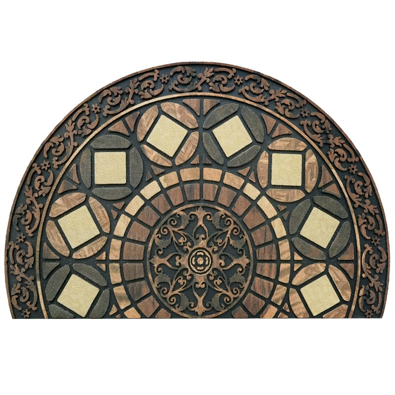 CHICHIC Entrance Door Mat Large 24 x 36 Inch Entry Way Doormat Front Door Rugs Outdoors Heavy Duty Welcome Mat Non Slip Rubber Back Low Profile for Garage, Patio, High Traffic Area, Coffee - Image 1