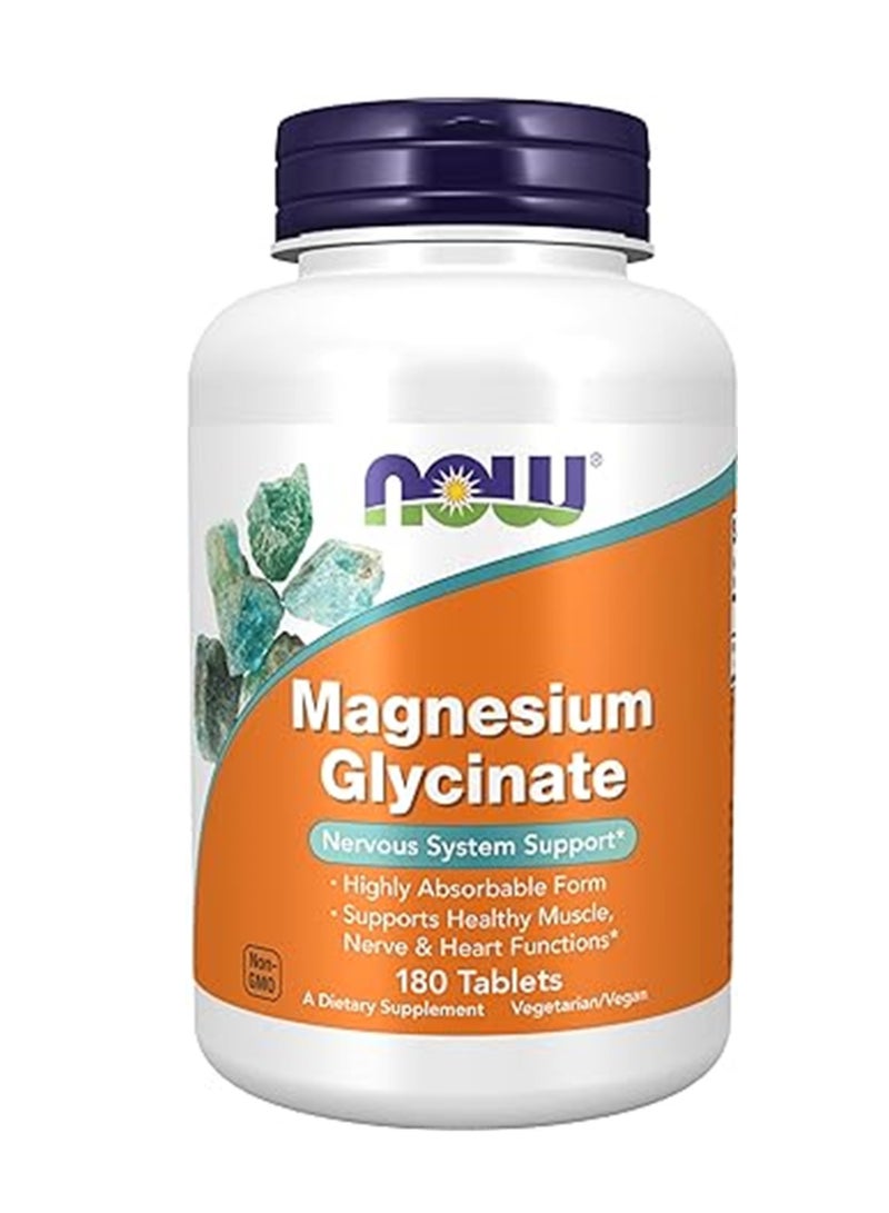 NOW MAGNESIUM GLYCINATE TAB 180S - Image 1