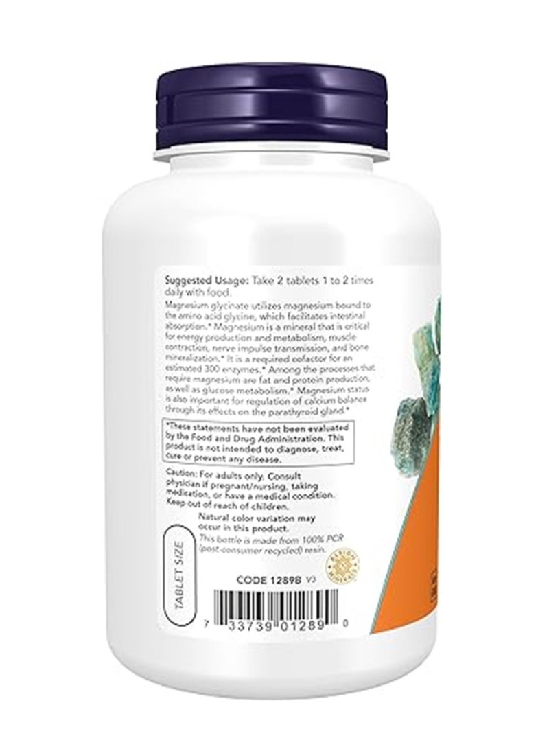 NOW MAGNESIUM GLYCINATE TAB 180S - Image 3