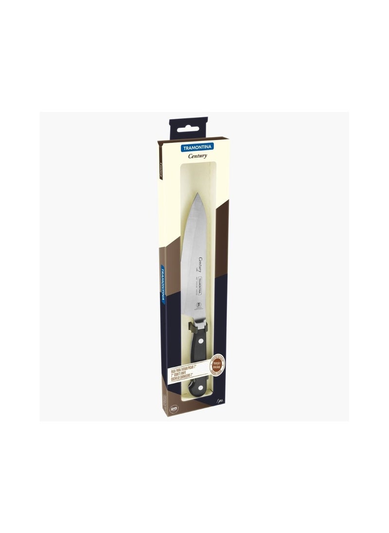 TRAMONTINA Since 1911,Made in Brazil-  Century 7 Inches Cook Knife with Stainless Steel Blade and Black Polycarbonate Handle,  - Image 5