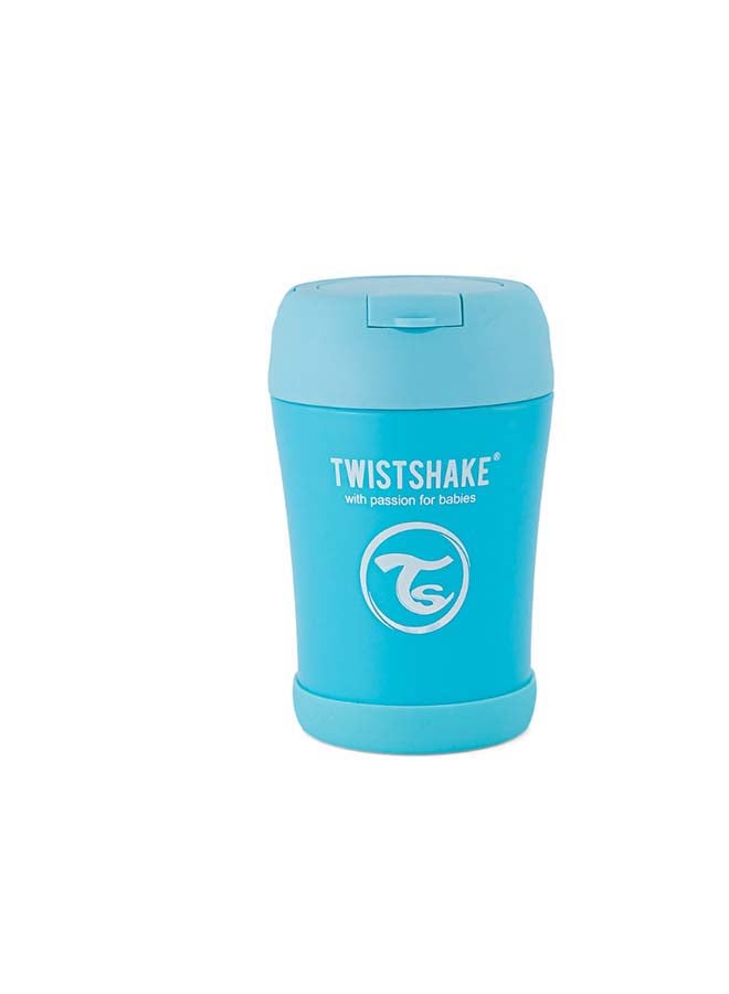 TWISTSHAKE حاوية طعام معزولة من تويست شيك 350 مل أزرق باهت - Image 1