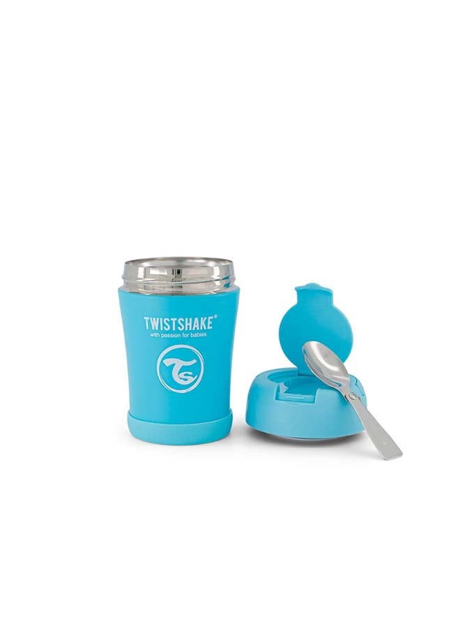 TWISTSHAKE حاوية طعام معزولة من تويست شيك 350 مل أزرق باهت - Image 3