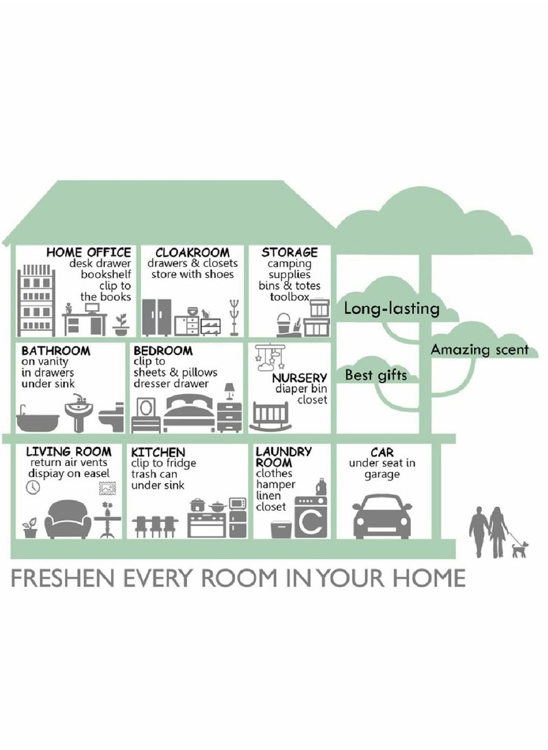 كيس الورد 1 صندوق 12 قطعة كيس زهور مجففة برائحة كيس معطر للدرج معطر هواء خزانة معطر للدرج مزيل رائحة منعش للدرج خزانة المنزل سيارة منتج عطر - Image 4