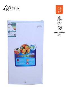 W.BOX Single Door Refrigerator - 2.9 Feet - 83 Liters - White - WBR90WH-W  - Image 1